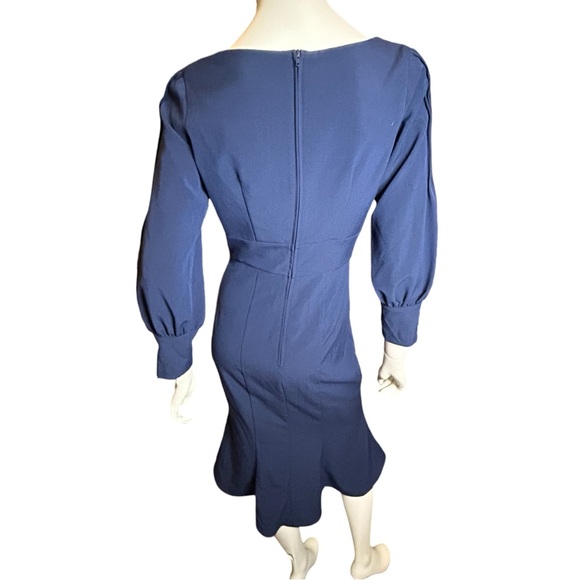 NWT Stop Staring 30s Style Navy Pin Up Dress Size Medium - Picture 7 of 15